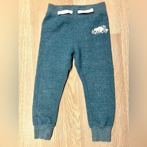 Turquoise Roots joggers (4T)